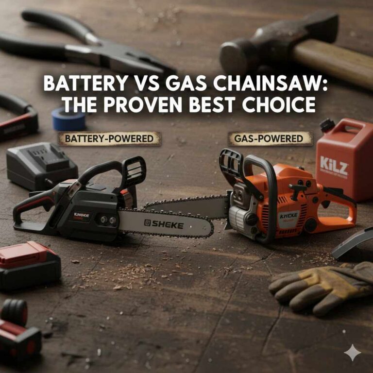Battery vs Gas Chainsaw