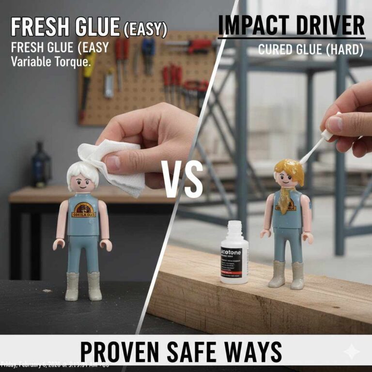 How Do You Get Gorilla Glue Off Of Plastic
