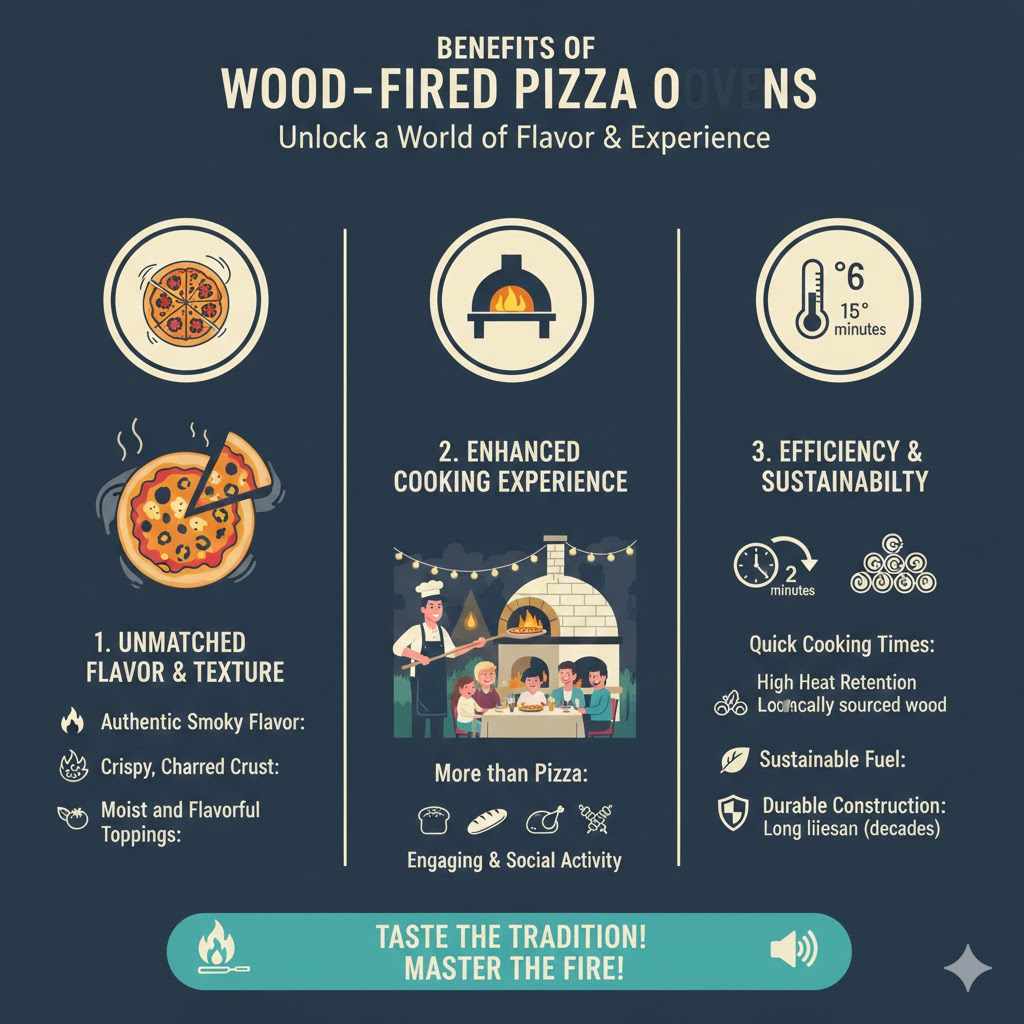 Benefits of Wood-Fired Pizza Ovens

