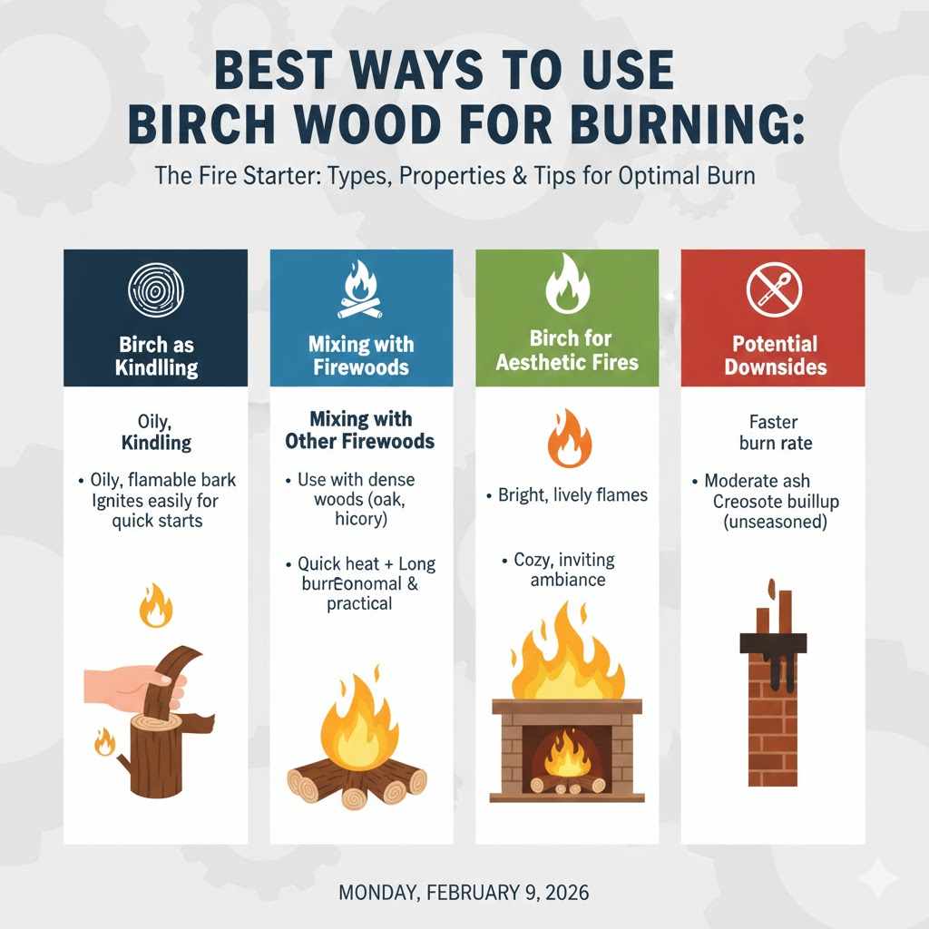 Best Ways to Use Birch Wood for Burning

