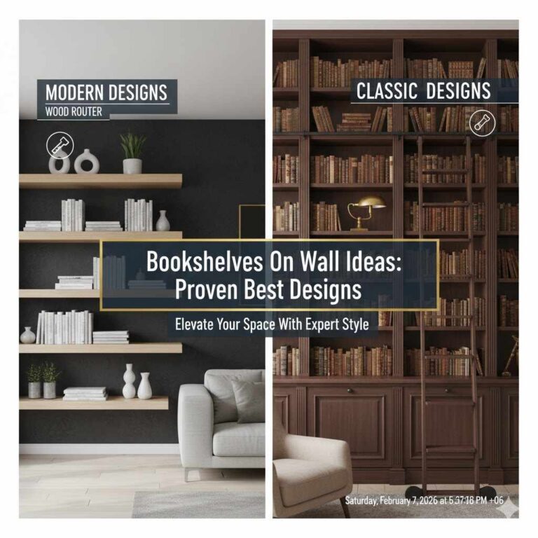 Bookshelves On Wall Ideas
