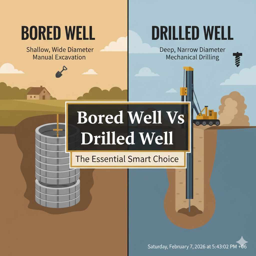 Bored Well Vs Drilled Well