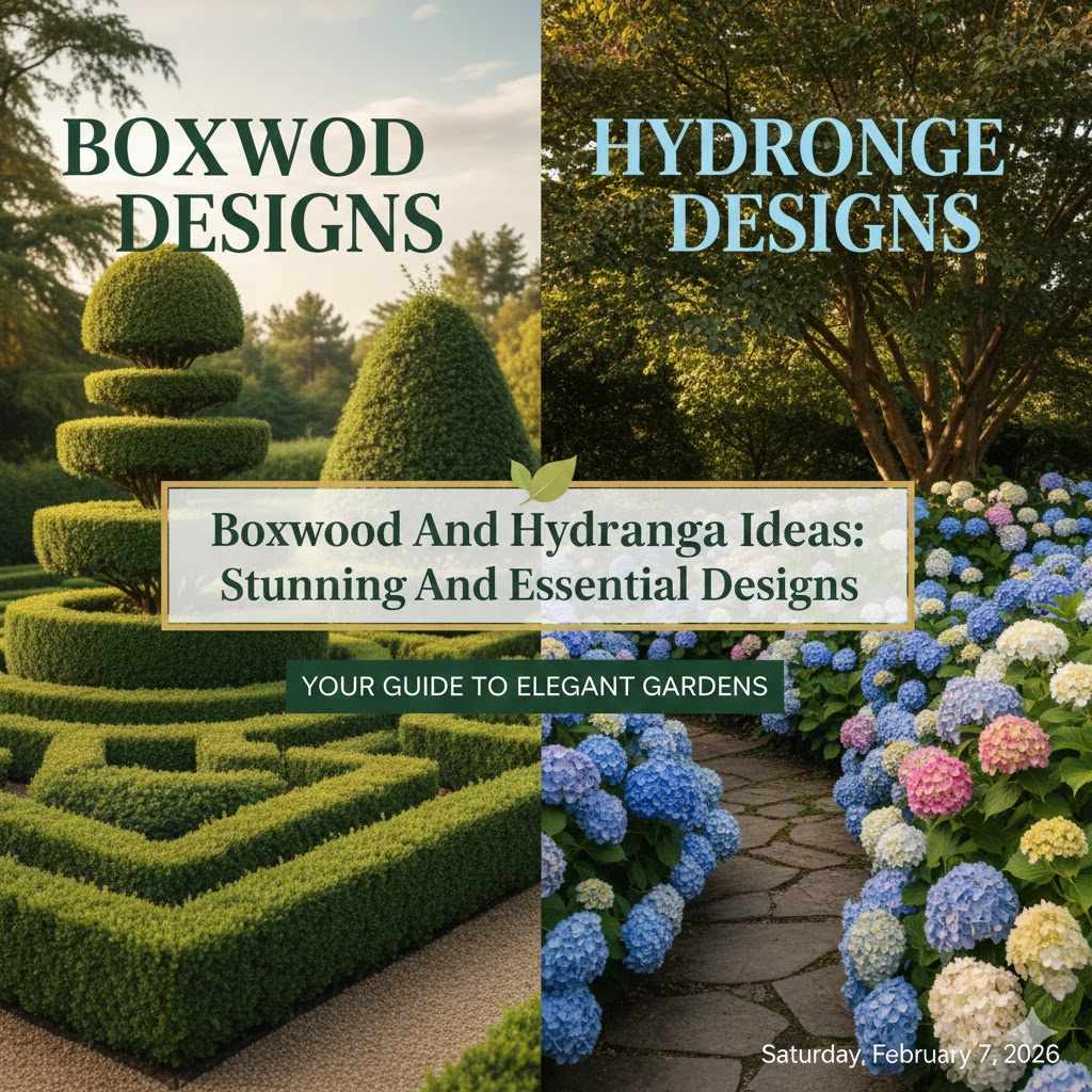 Boxwood And Hydrangea Ideas