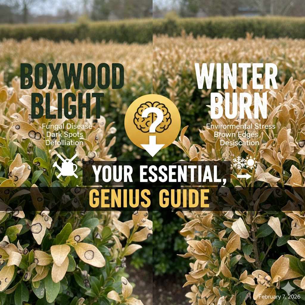 Boxwood Blight Vs Winter Burn