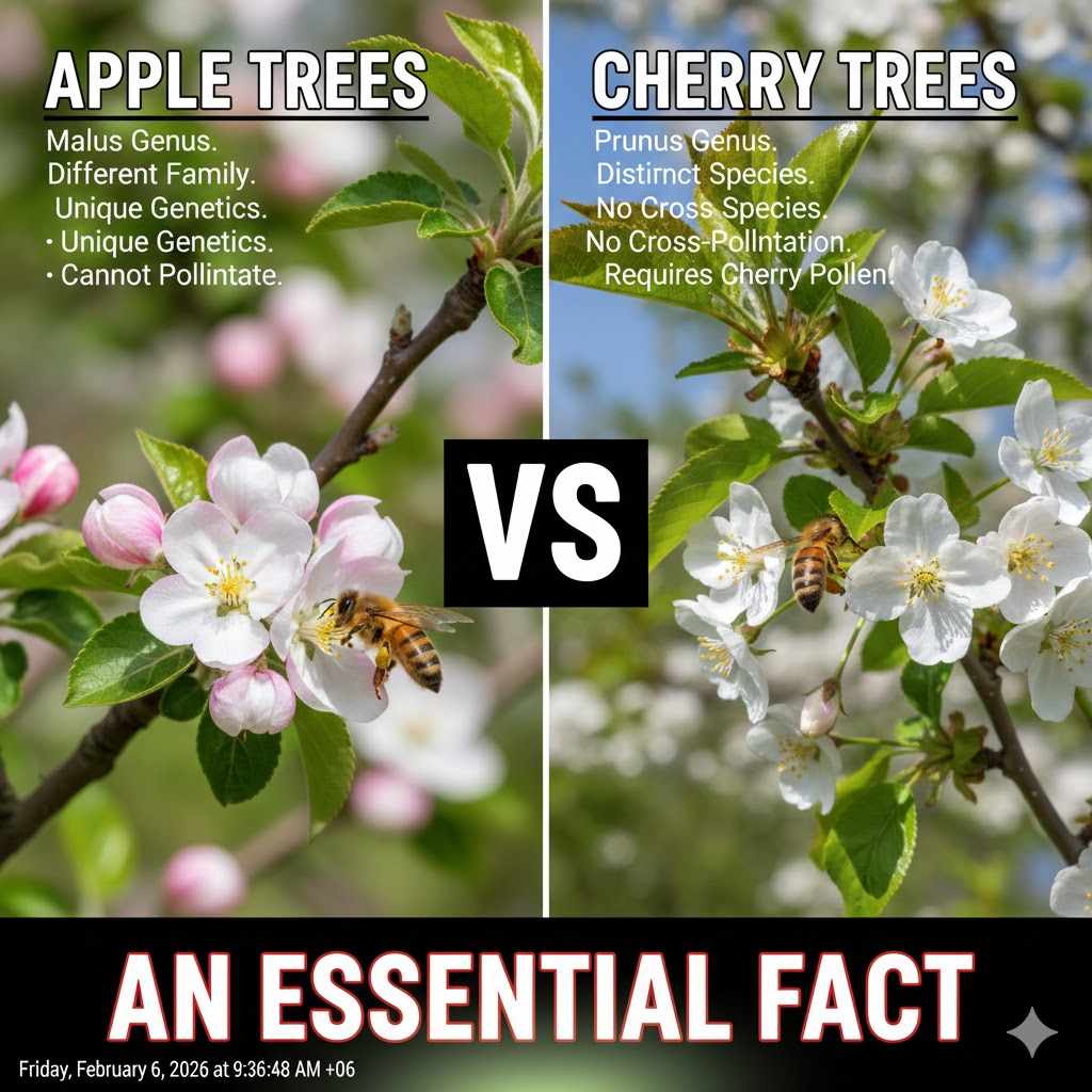 Can Apple Trees Pollinate Cherry Trees
