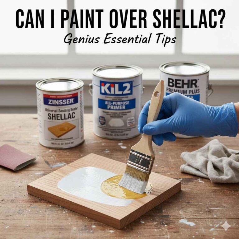 Can I Paint Over Shellac