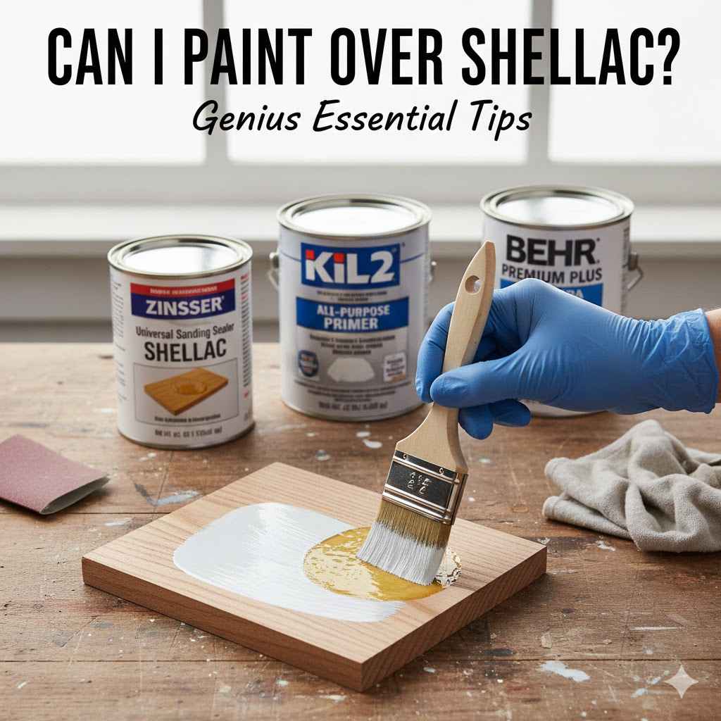 Can I Paint Over Shellac