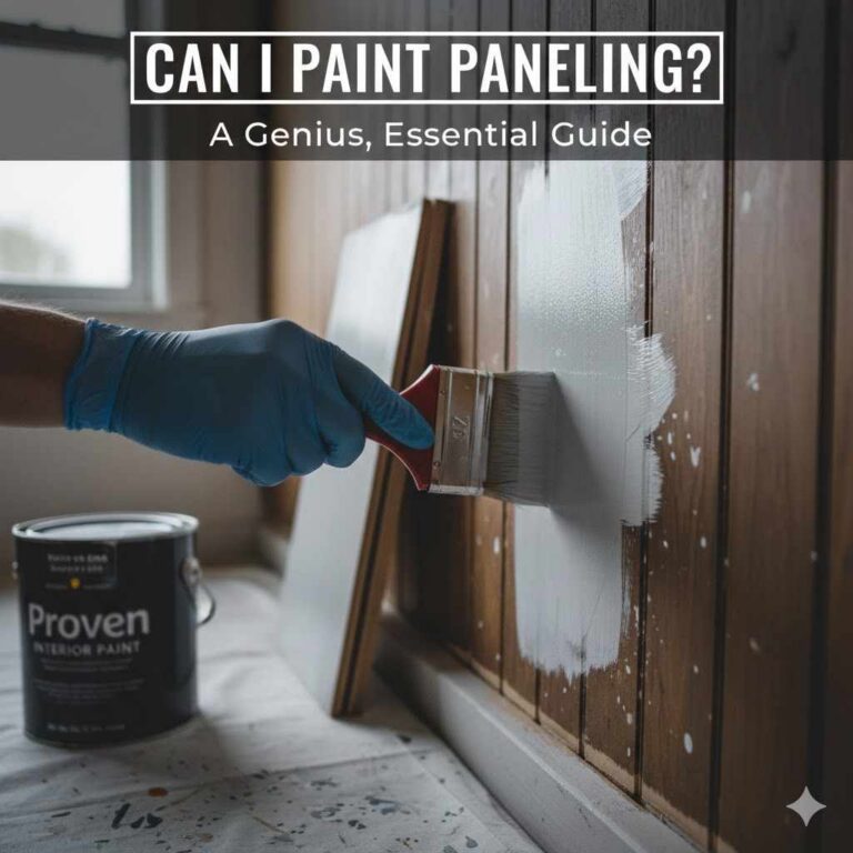 Can I Paint Paneling