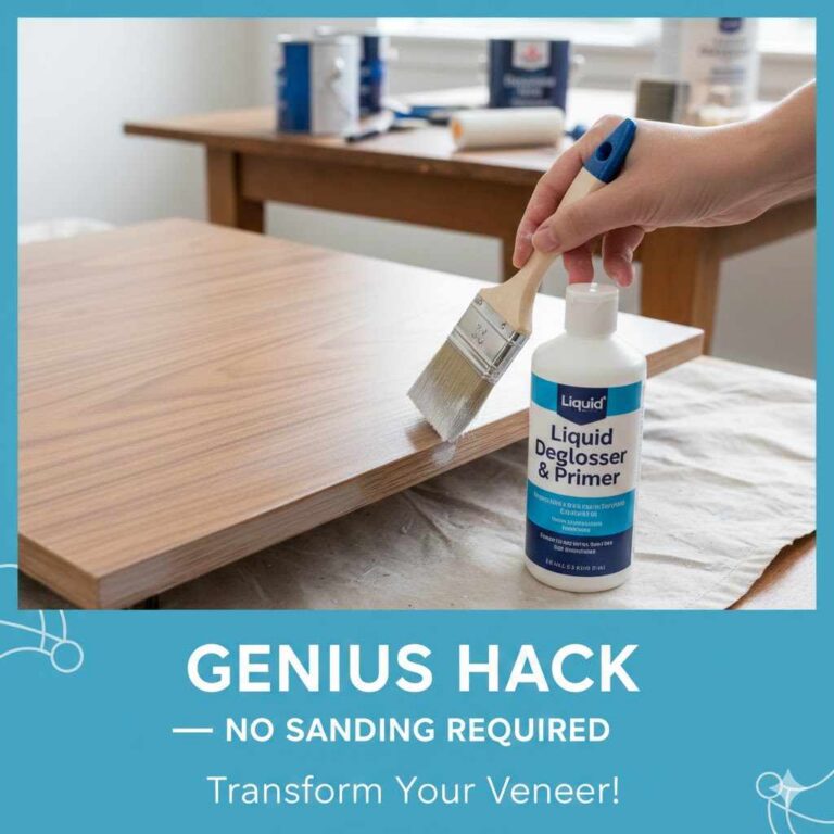 Can I Paint Veneer Without Sanding