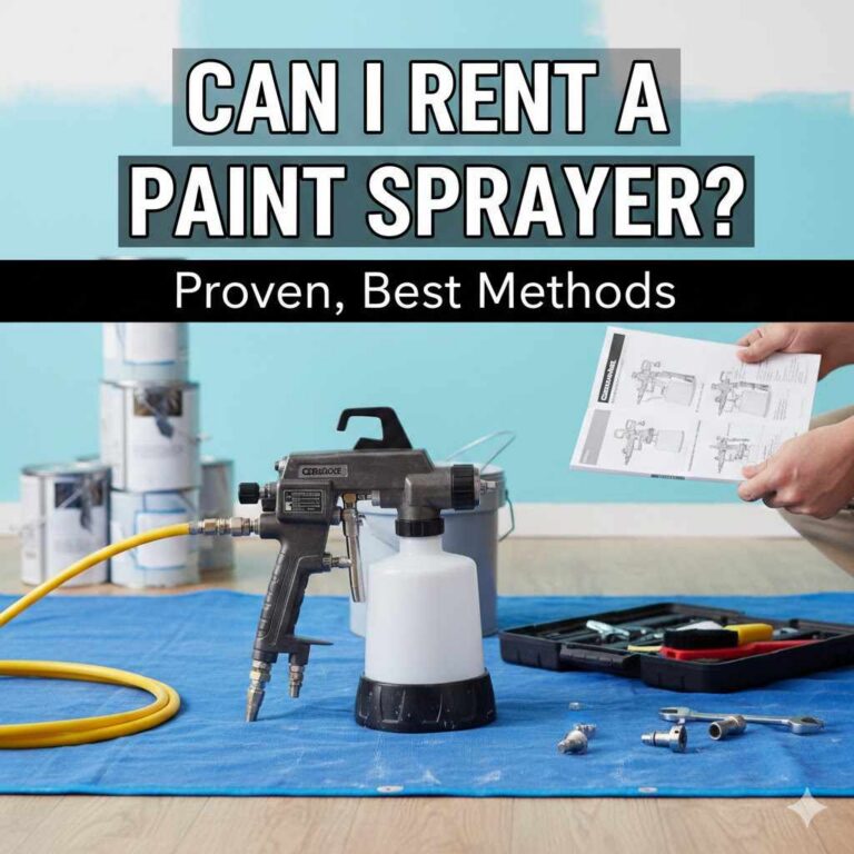 Can I Rent a Paint Sprayer
