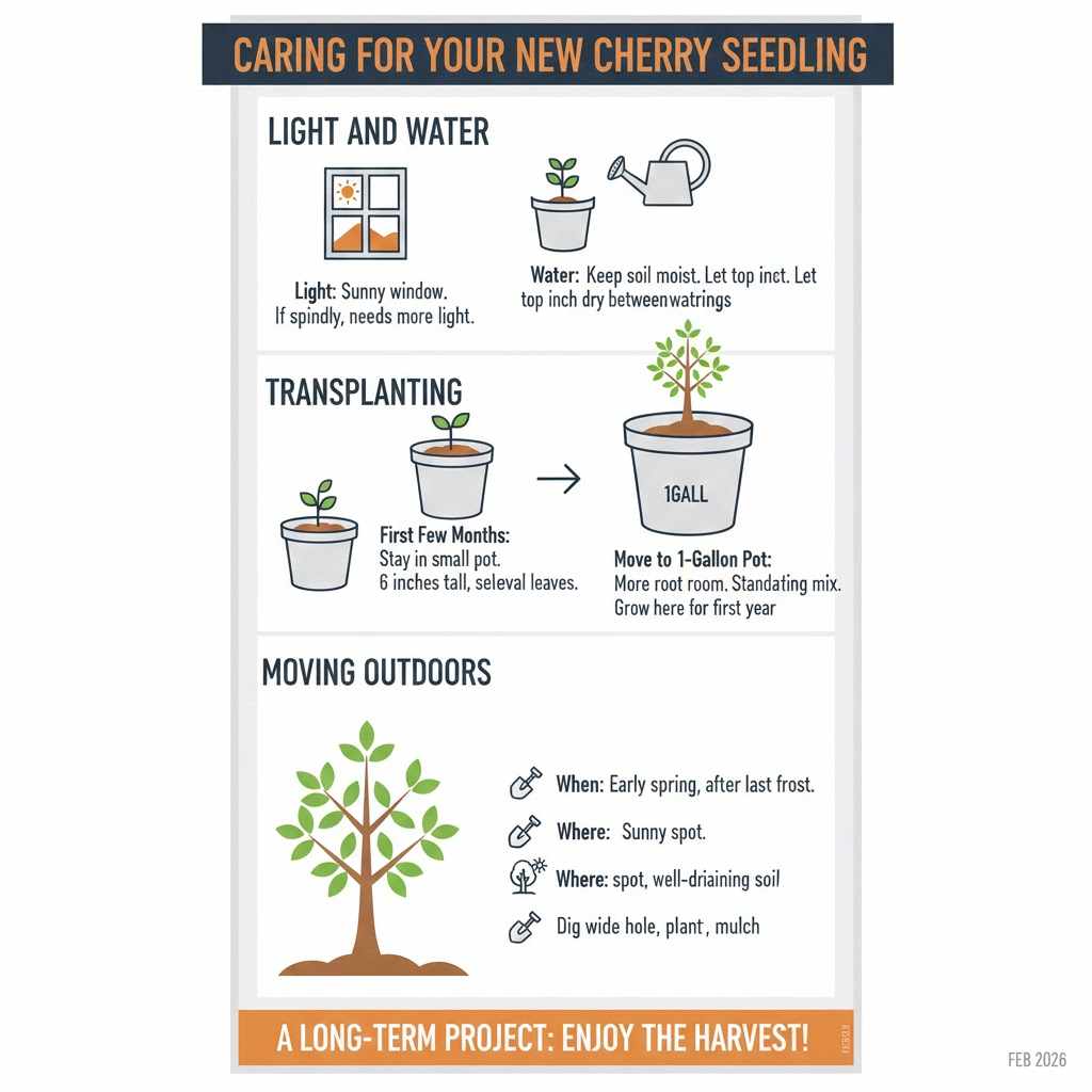 Caring for Your New Cherry Seedling