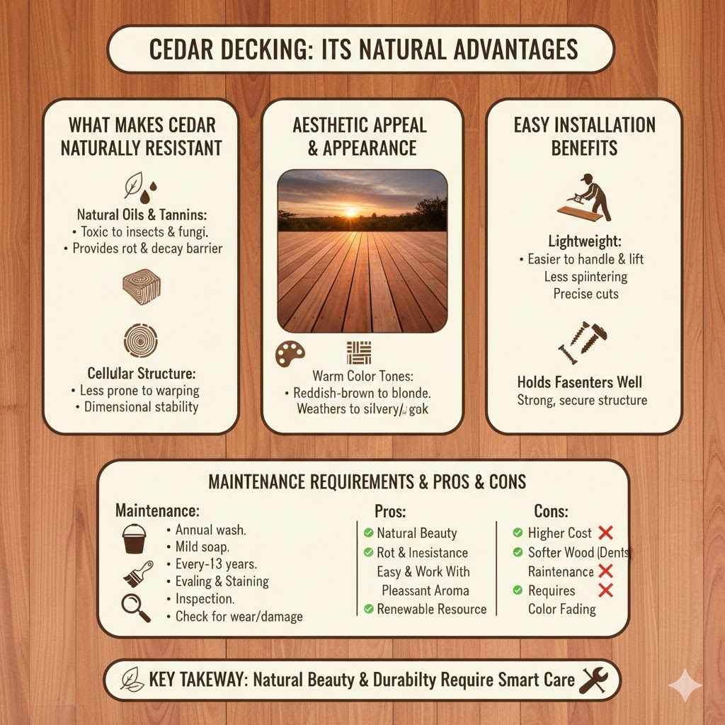 Cedar Decking Its Natural Advantages