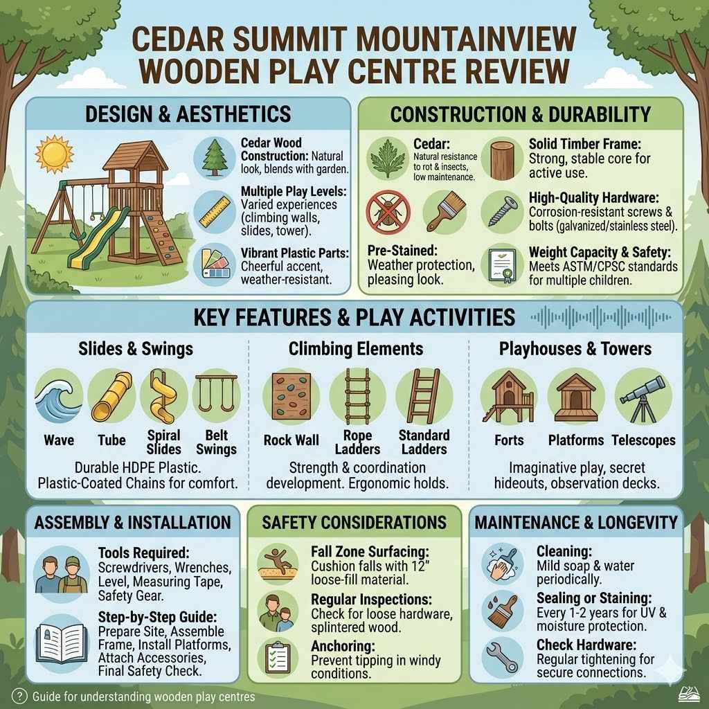 Cedar Summit Mountainview Wooden Play Centre Review