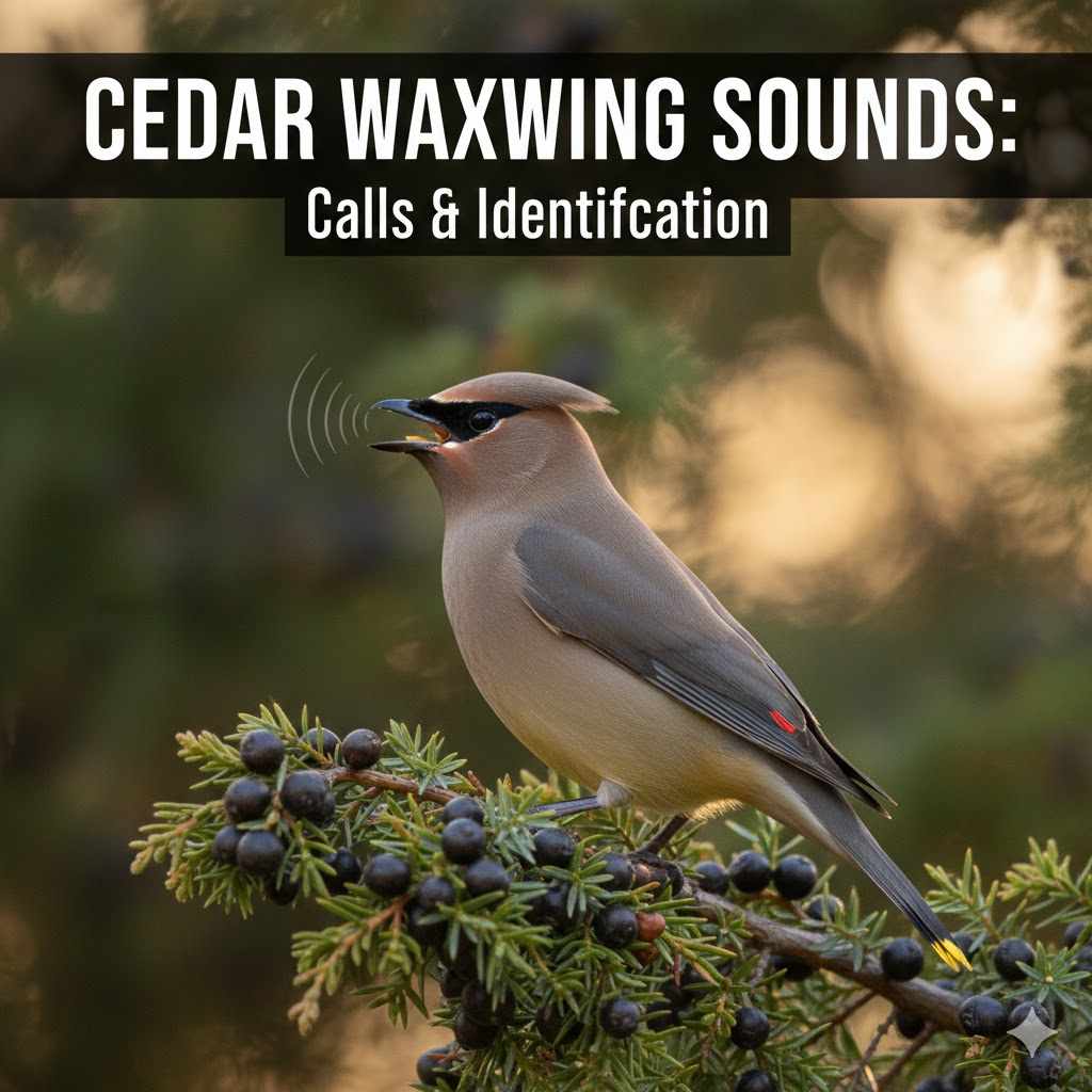 Cedar Waxwing Sounds
