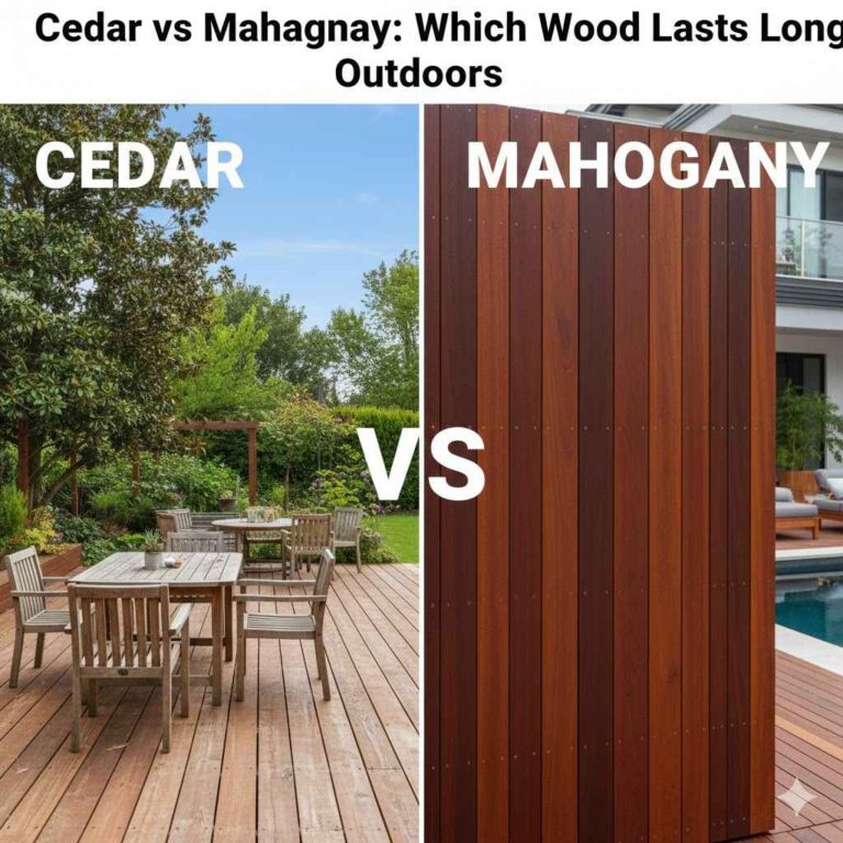 Cedar vs Mahogany