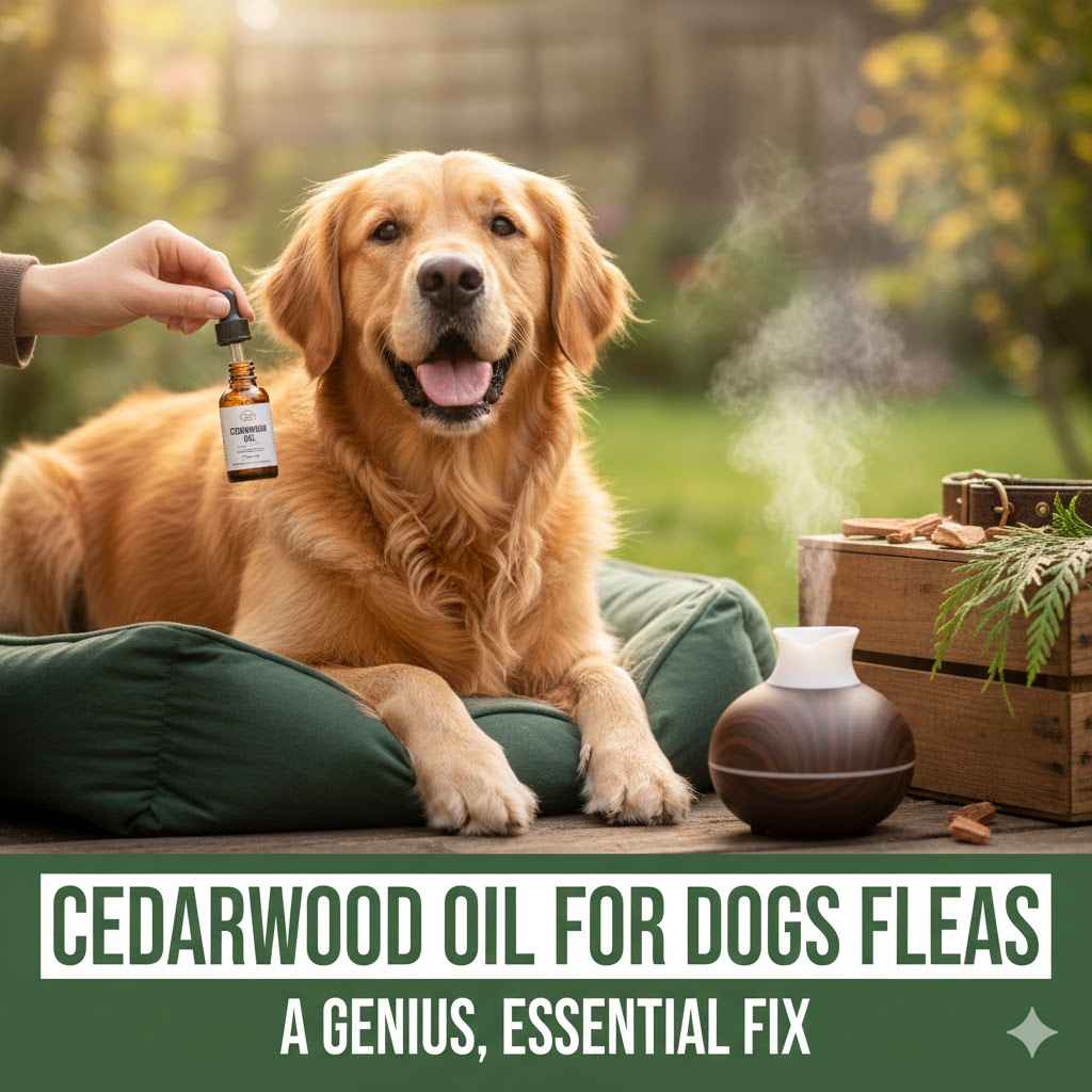 Cedarwood Oil for Dogs Fleas