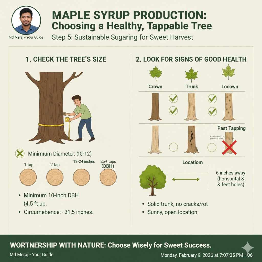 Choose a Healthy, Tappable Tree