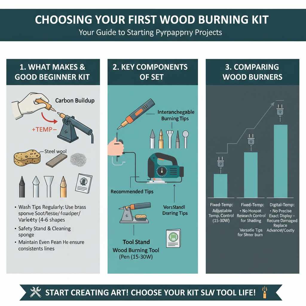 Choosing Your First Wood Burning Kit

