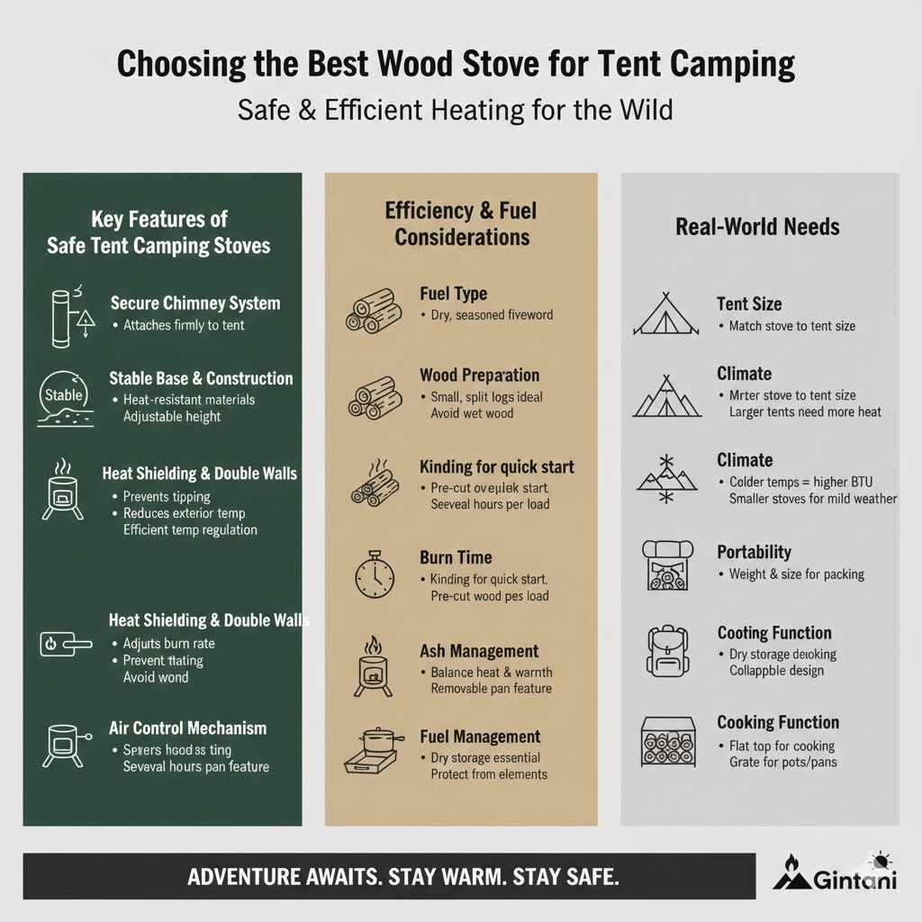 Choosing the Best Wood Stove for Tent Camping Safe Efficient