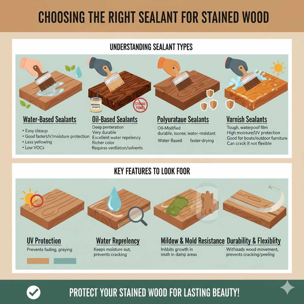 Choosing the Right Sealant for Stained Wood