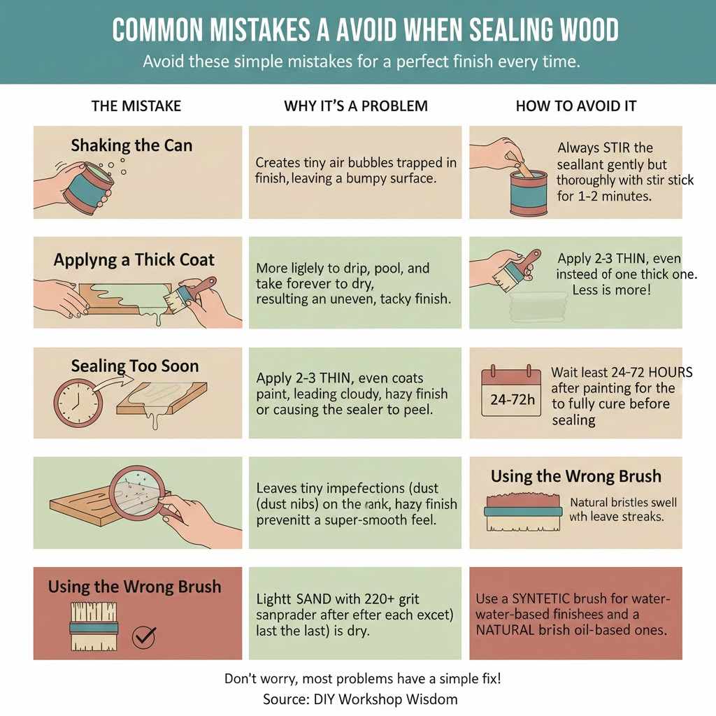 Common Mistakes to Avoid When Sealing Wood

