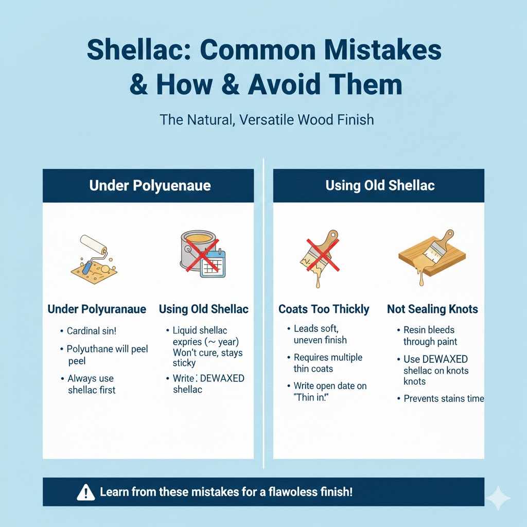 Common Shellac Mistakes and How to Avoid Them


