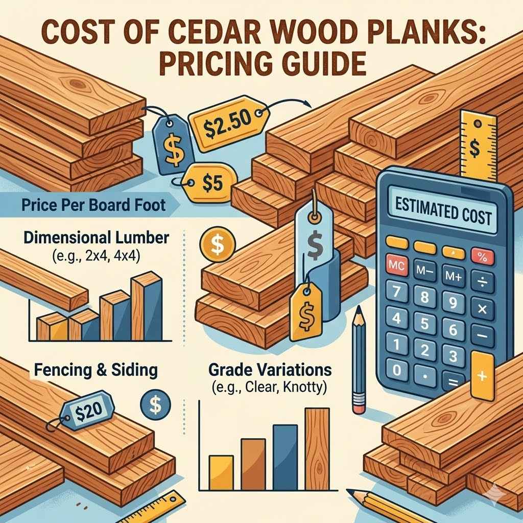 Cost Of Cedar Wood Planks Pricing Guide