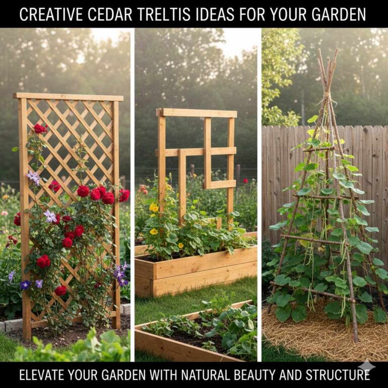 Creative Cedar Trellis Ideas For Your Garden