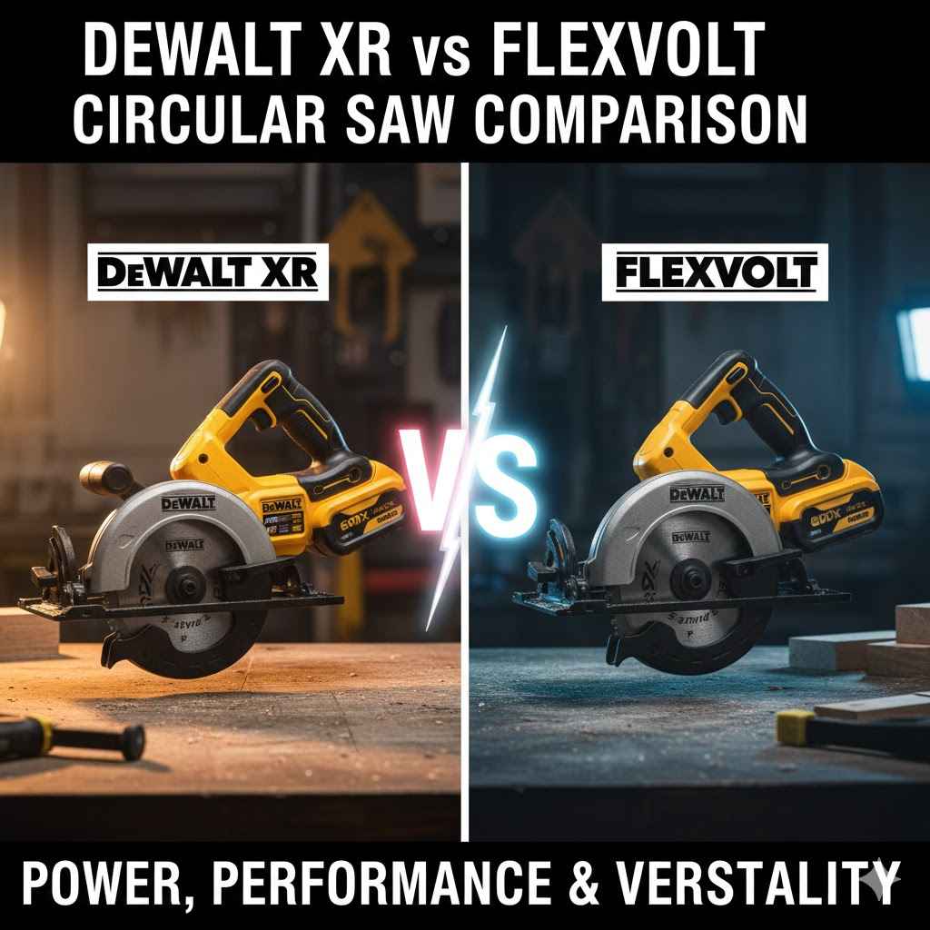 DeWalt XR vs FlexVolt Circular Saw Comparison