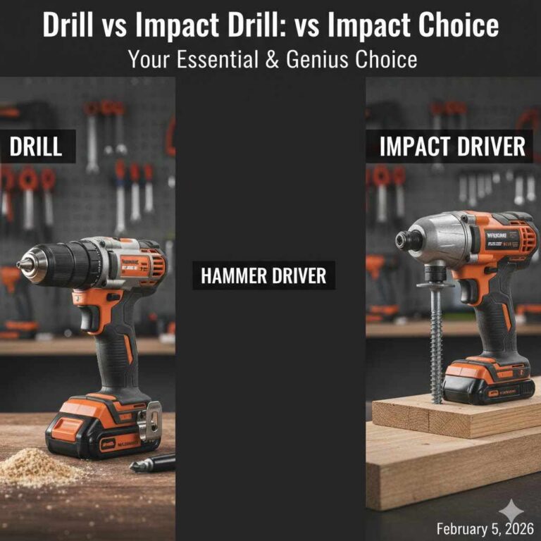 Drill Vs Impact Drill