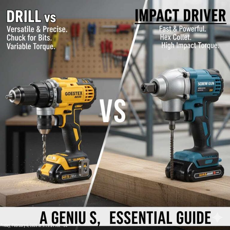 Drill vs Impact Driver