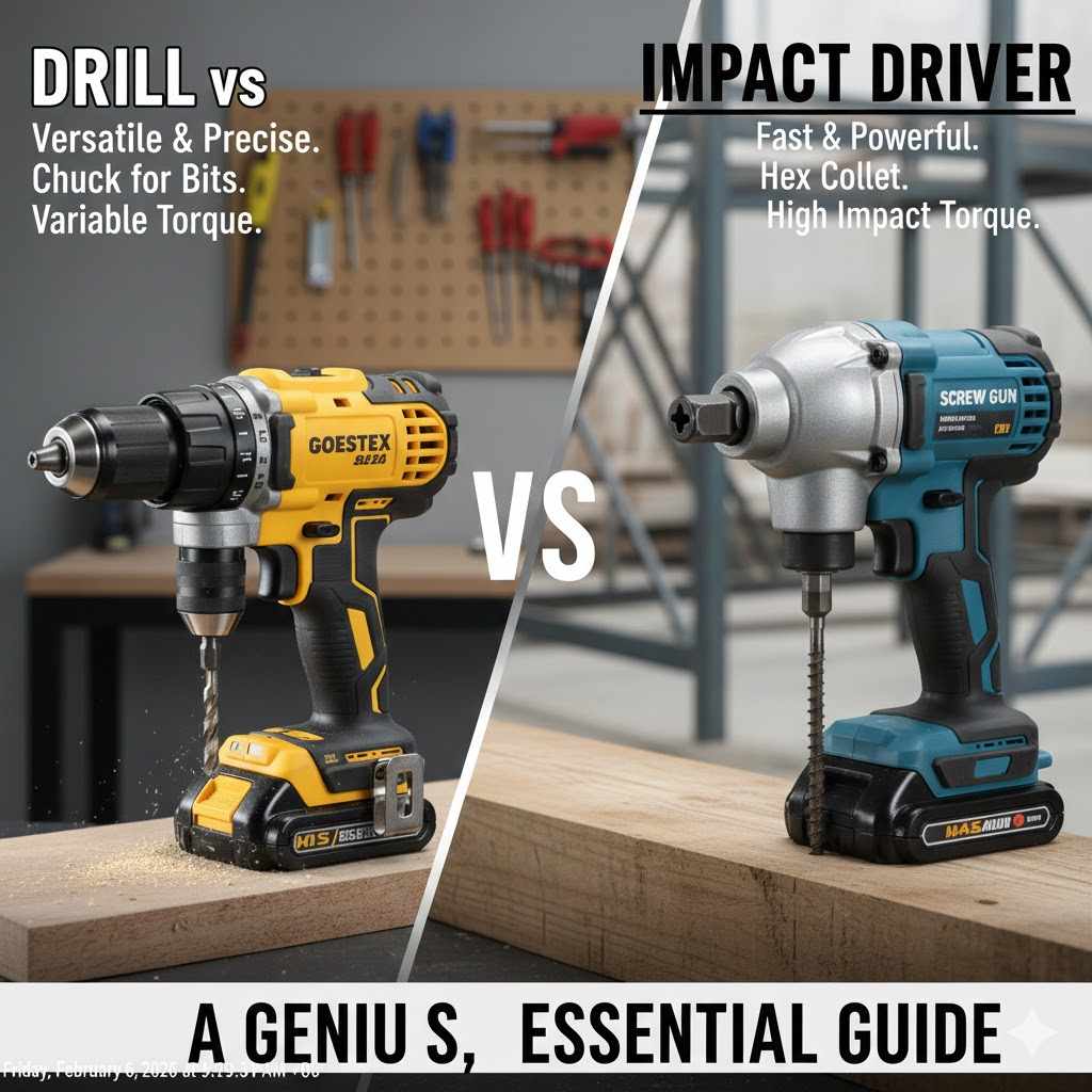 Drill vs Impact Driver