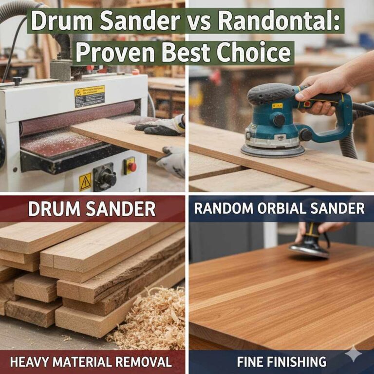 Drum Sander Vs Random Orbital
