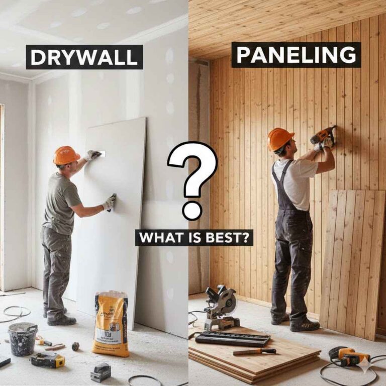 Drywall Versus Paneling What Is Best