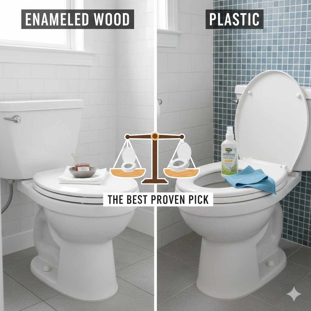 Enameled Wood Vs Plastic Toilet Seat