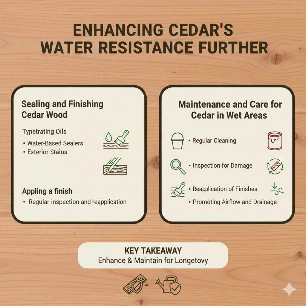 Enhancing Cedar's Water Resistance Further
