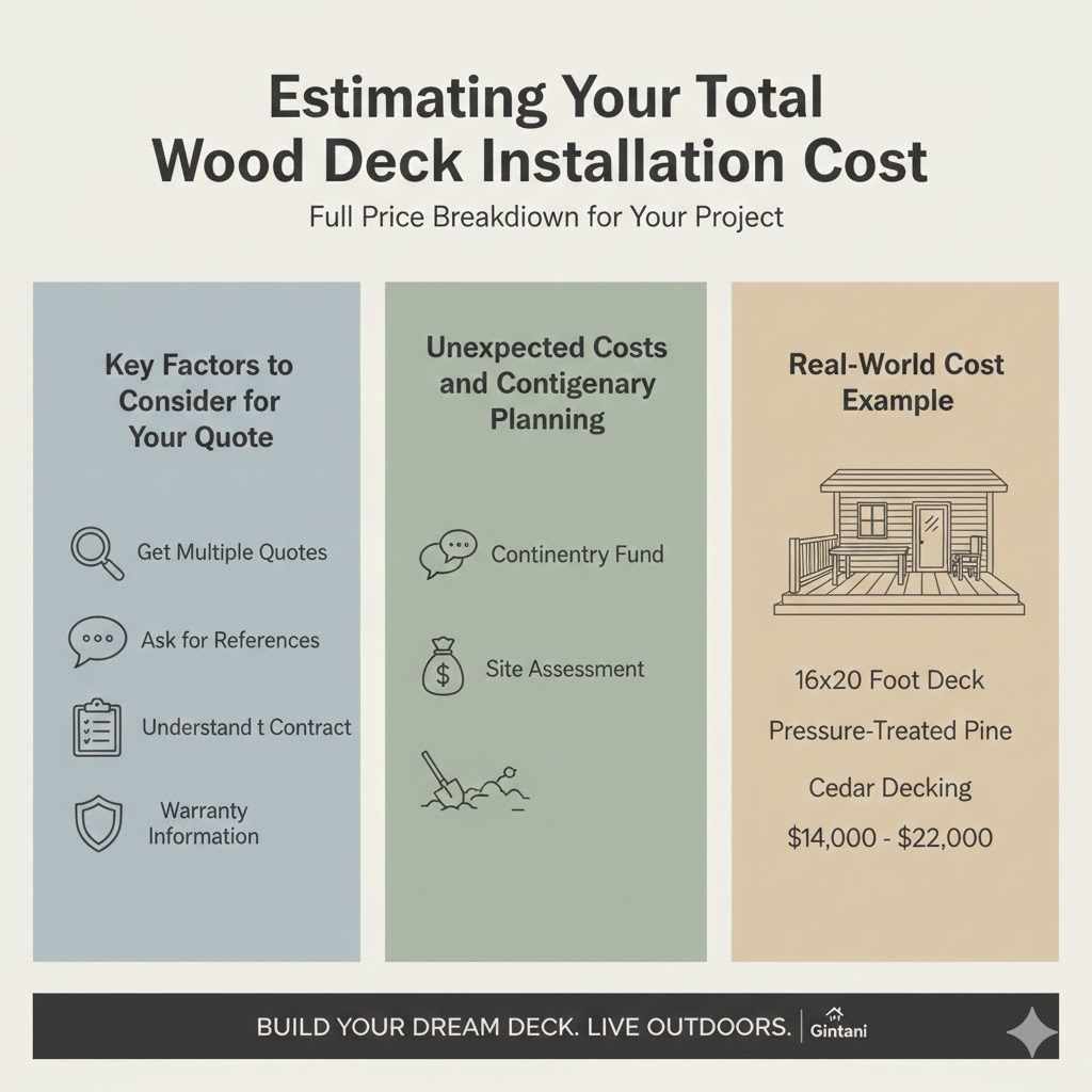 Estimating Your Total Wood Deck Installation Cost