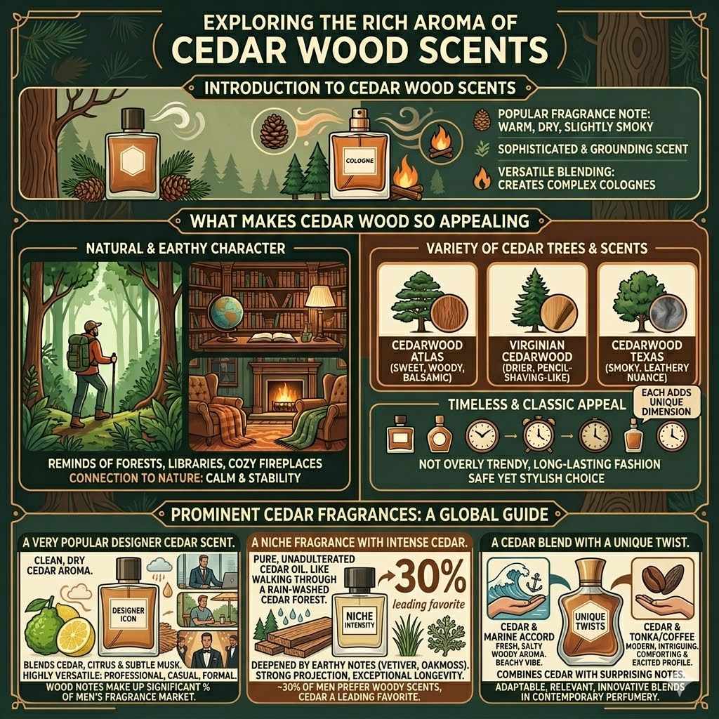 Examples Of Cedar-Centric Fragrances