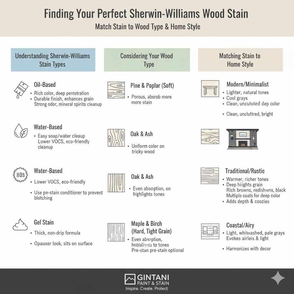 Finding Your Perfect Sherwin-Williams Wood Stain