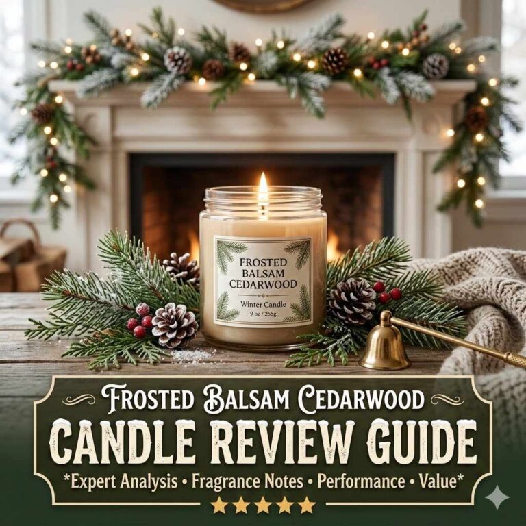 Frosted Balsam Cedarwood Candle Review Guide