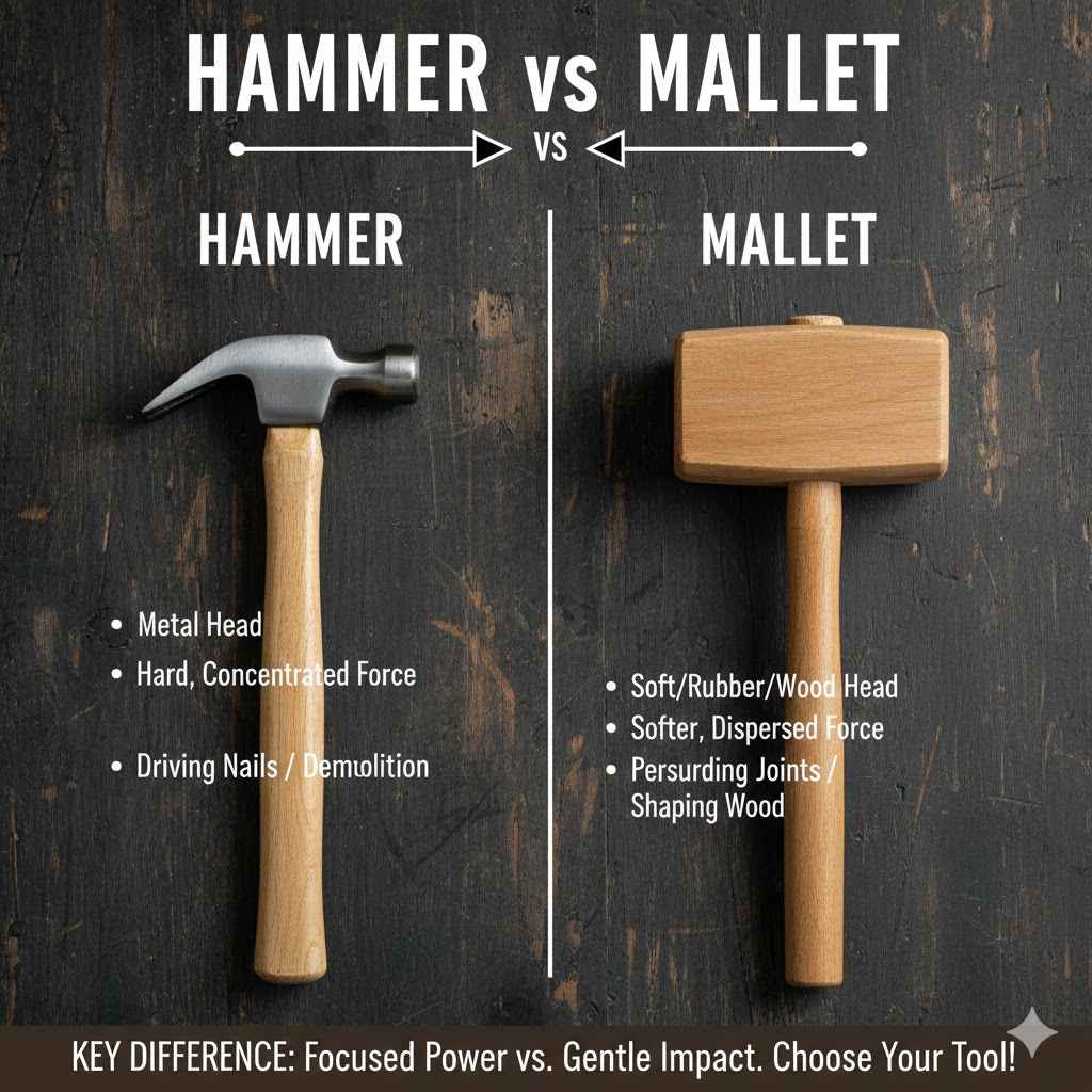 Hammer vs Mallet