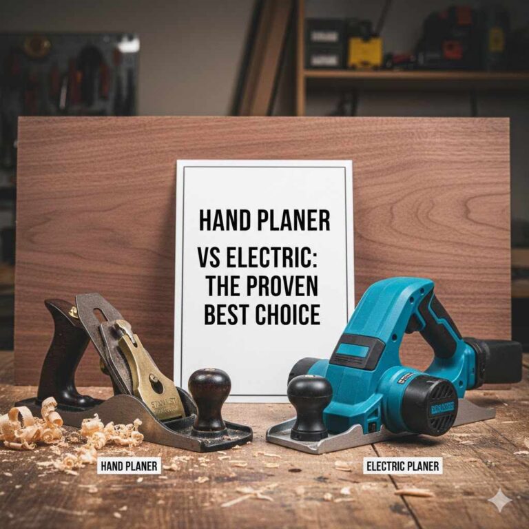 Hand Planer Vs Electric