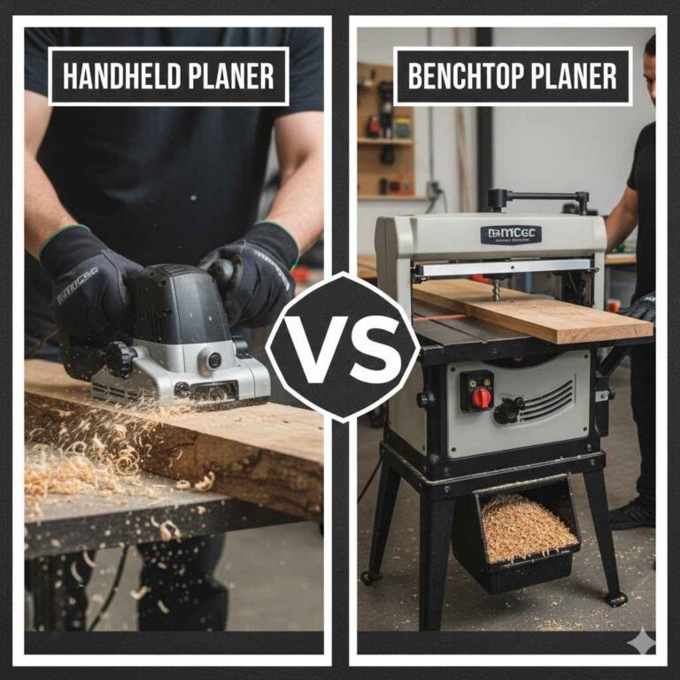 Handheld Planer Versus Benchtop