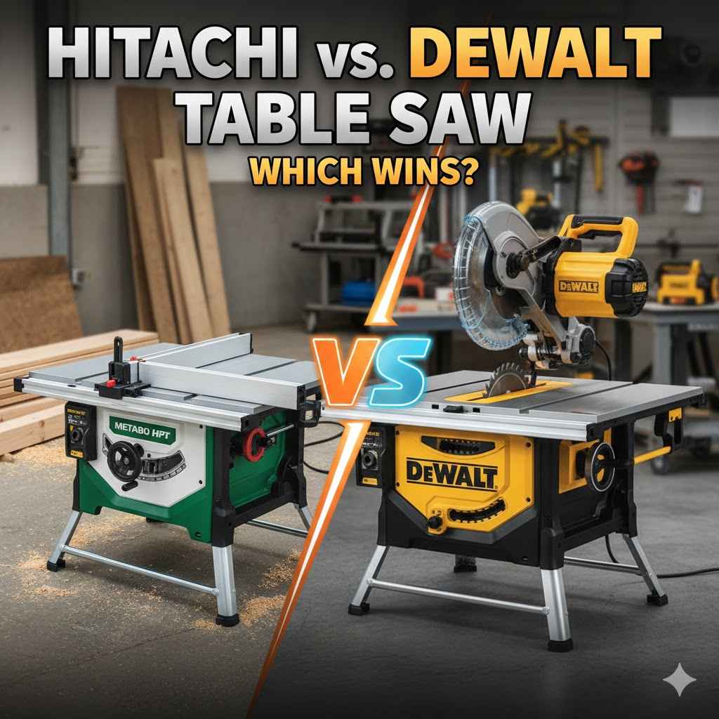 Hitachi vs DeWalt Table Saw Which Wins