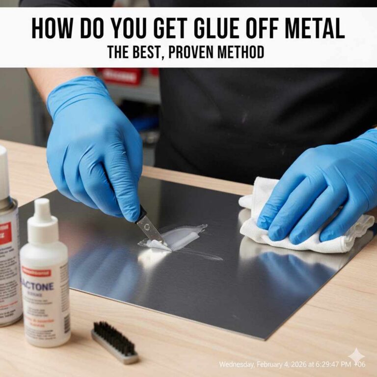 How Do You Get Glue Off Metal