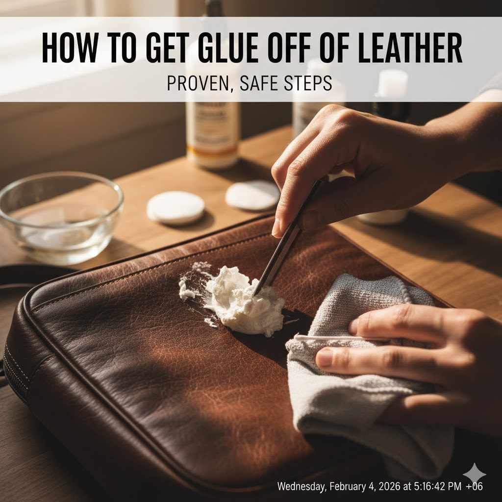 How Do You Get Glue Off Of Leather