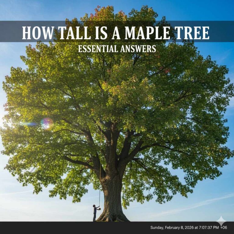 How Tall Is a Maple Tree