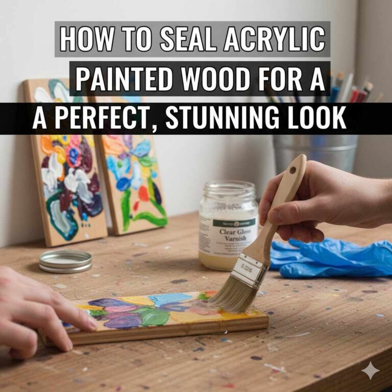 How To Seal Acrylic Painted Wood For A Perfect, Stunning Look