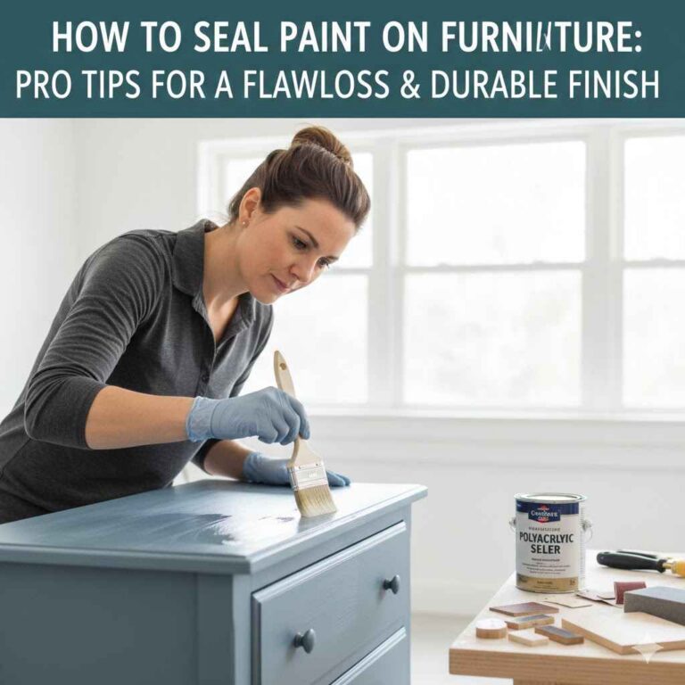 How to Seal Paint on Furniture Pro Tips