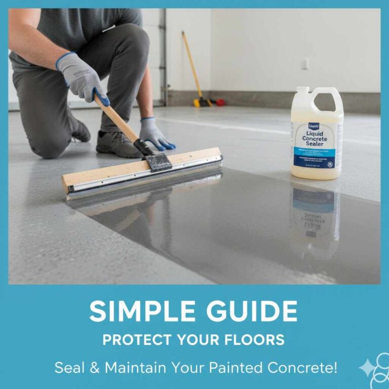 How to Seal Painted Concrete Simple Guide